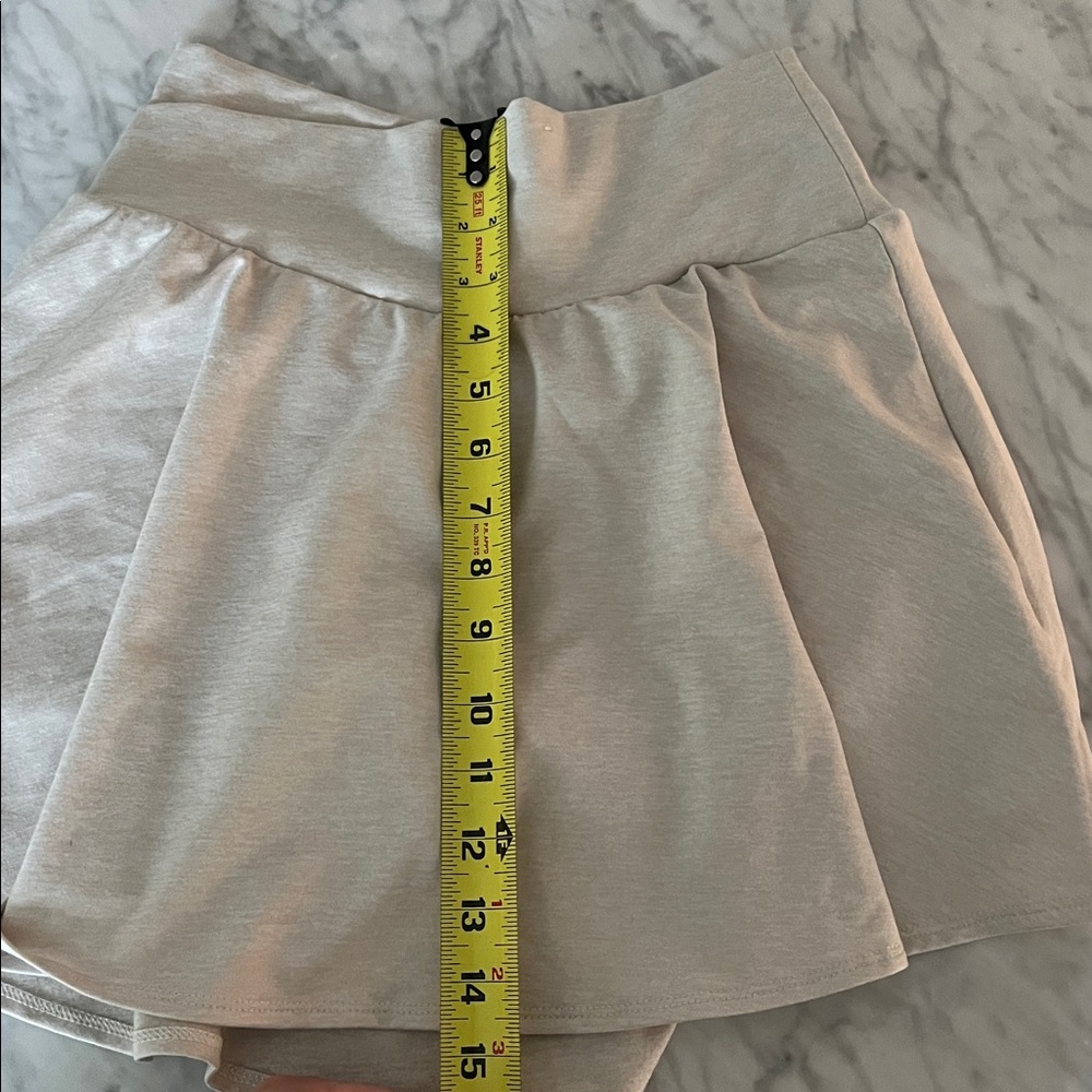 NWOT Old Navy Cream High-Rise Tennis Skort - Picture 6 of 7
